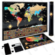 Scratch Off World Map Poster | $17 | Amazon
